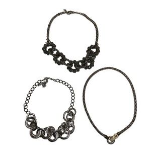 3 piece statement‎ necklace bundle